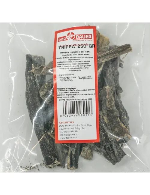 Trippa Essiccata per Cani