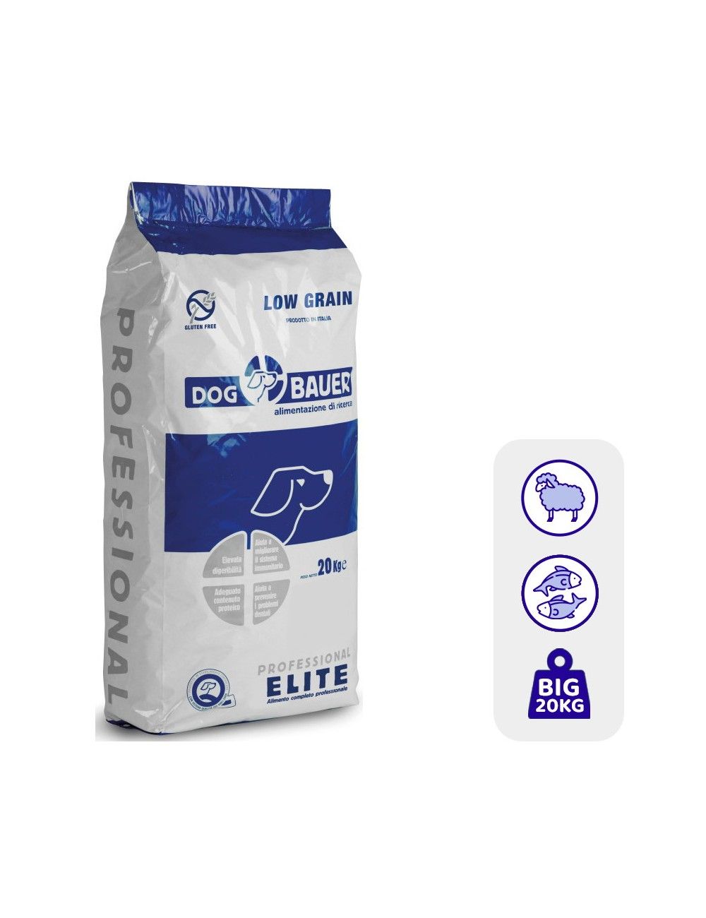 Agnello e Pesce Low Grain - con Mele, Carote e Mirtilli