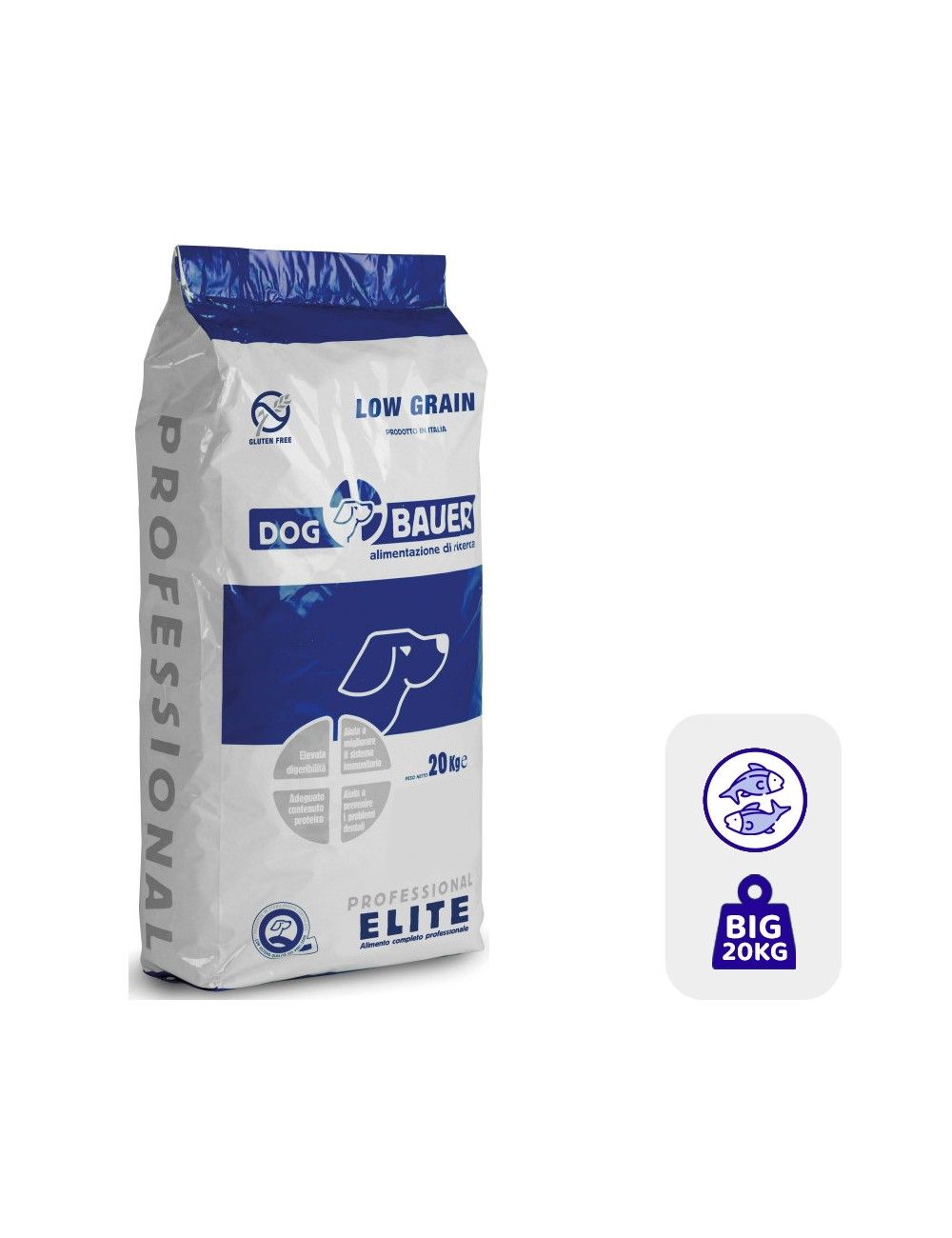 Pesce Oceanico Low Grain - con Mele, Carote e Mirtilli