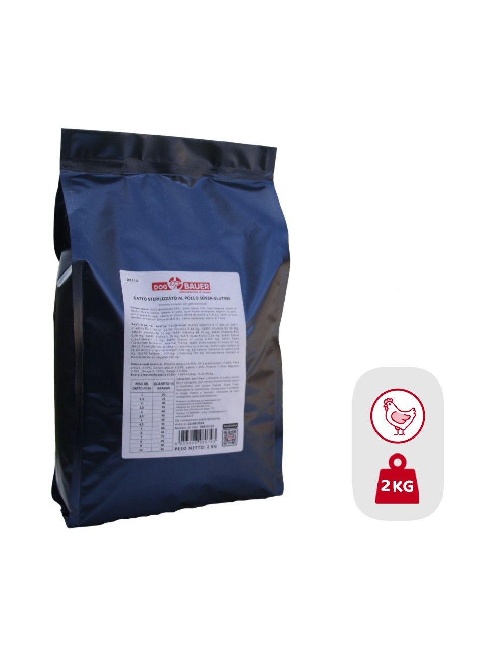 Crocchette per Gatti Sterilizzati al Pollo 2 Kg