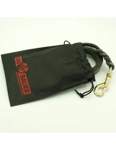 Guinzaglio in Pelle per Cani Grandi  con Maniglia ed Anello