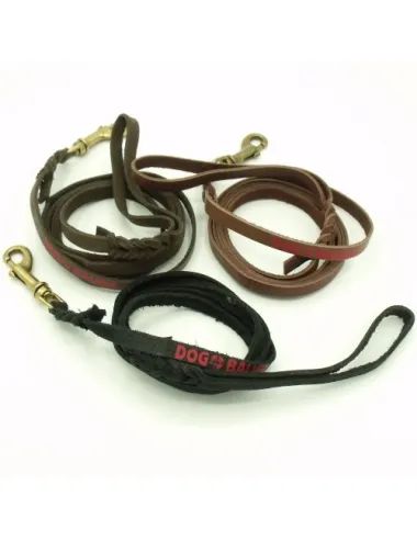 Guinzaglio in Pelle per Cani Piccoli con Maniglia